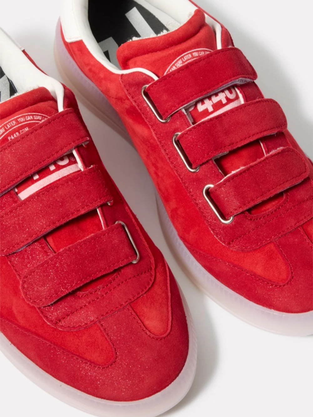 P448 Velcro Monza Suede Sneakers - Picture 2 of 9